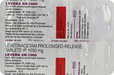 Levera Xr 1gm Strip Of 10 Tablets