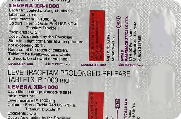 Levera Xr 1gm Strip Of 10 Tablets