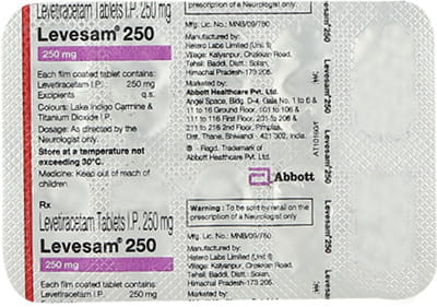 Levesam 250mg Strip Of 10 Tablets