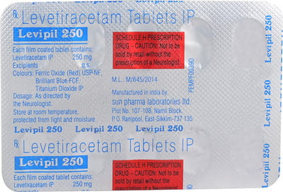 लेविपिल 500एमजी 10 टैबलेट्स की स्ट्रिप