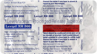Levipil Xr 500mg Strip Of 10 Tablets