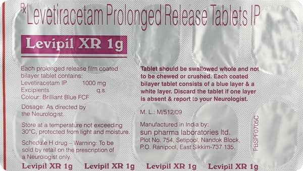 Levipil Xr 1gm Strip Of 10 Tablets