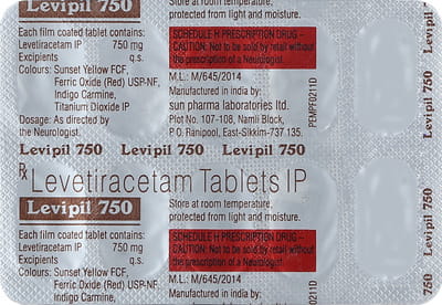 Levipil 750mg Strip Of 10 Tablets