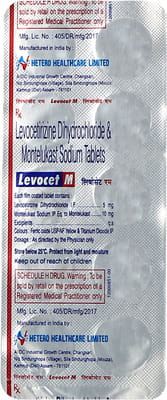 Levocet M Strip Of 10 Tablets