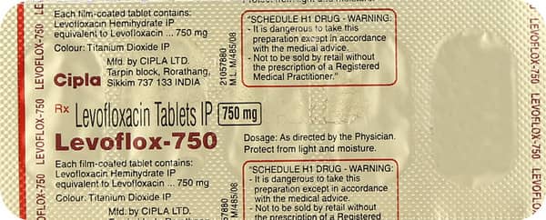 Levoflox 750mg Strip Of 5 Tablets