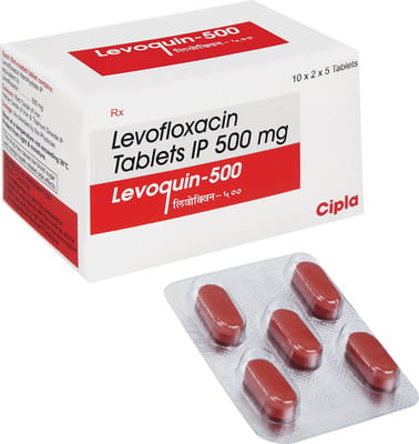 Levoquin 500mg Strip Of 5 Tablets