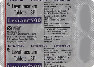 Levtam 500mg Tablet
