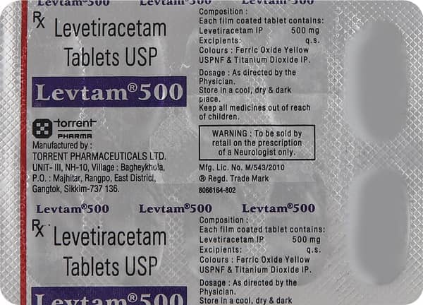 Levtam 500mg Tablet