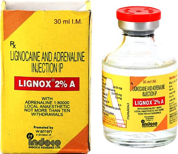 Lignox 2% A Vial Of 30ml Solution For Injection