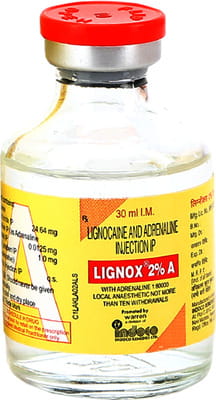 Lignox 2% A Vial Of 30ml Solution For Injection