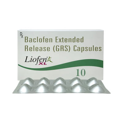 Liofen Xl 10mg Strip Of 10 Capsules