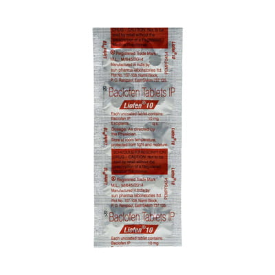Liofen 10mg Strip Of 10 Tablets