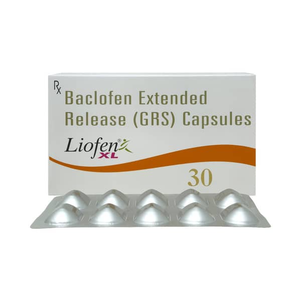 Liofen Xl 30mg Strip Of 10 Capsules