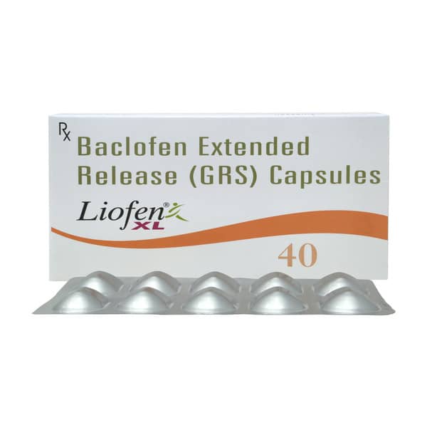 Liofen Xl 40Mg Strip Of 10 Capsules