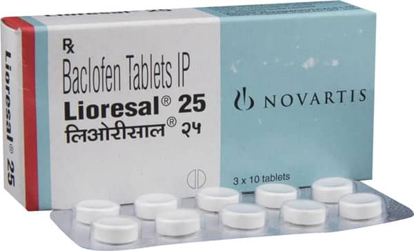 Lioresal 25mg Strip Of 10 Tablets