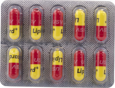 Lipicard 200mg Strip Of 10 Capsules