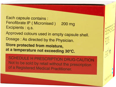 Lipicard 200mg Strip Of 10 Capsules