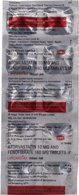 Lipicard Av Strip Of 10 Tablets