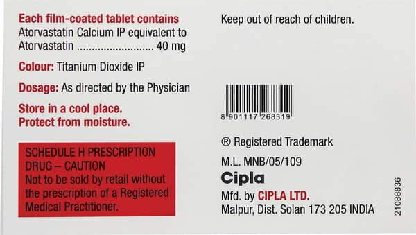 लिपवास 40 टैबलेट