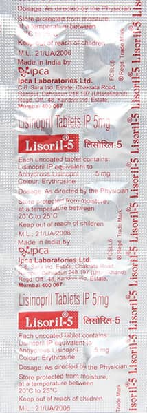 Lisoril 5Mg Strip Of 10 Tablets