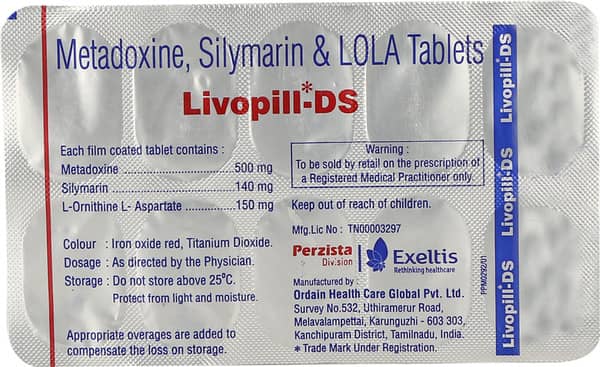 Livopill Ds Strip Of 10 Tablets
