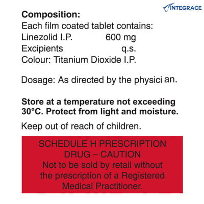 Lizolid 600mg Strip Of 10 Tablets