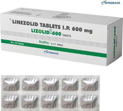 Lizolid 600mg Strip Of 10 Tablets