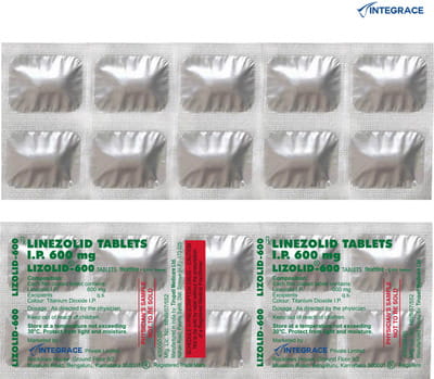 Lizolid 600mg Strip Of 10 Tablets