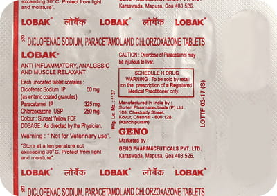 Lobak Strip Of 10 Tablets