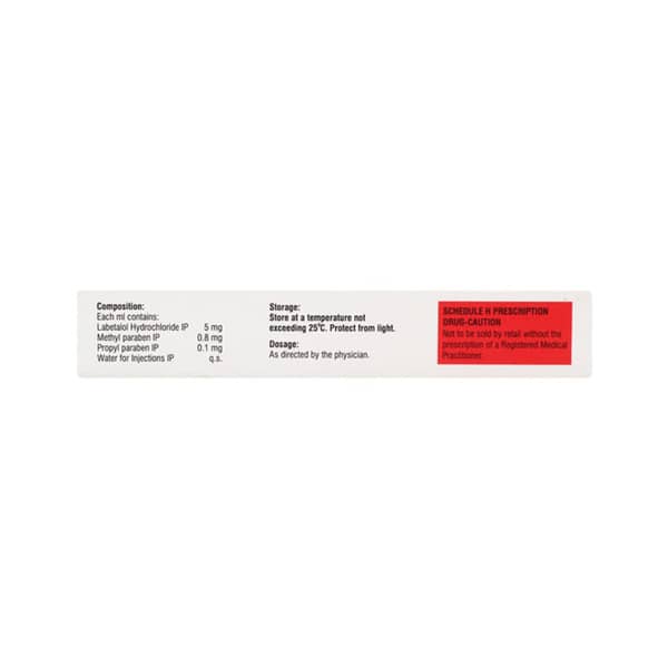 Lobet 20mg Ampoule Of 4ml Injection