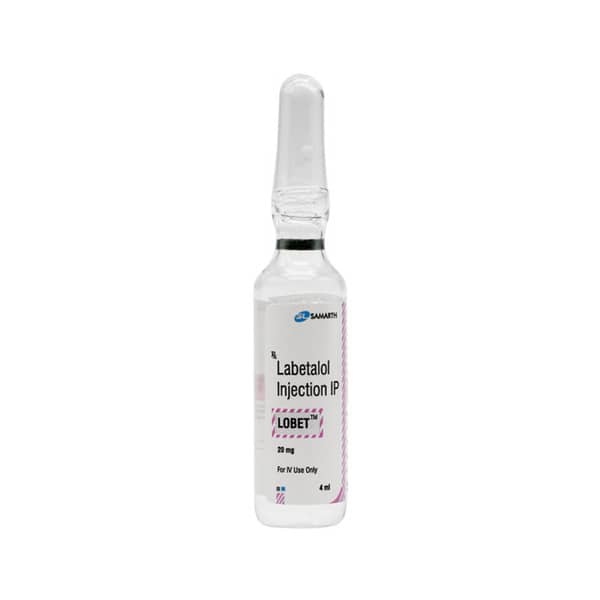 Lobet 20mg Ampoule Of 4ml Injection
