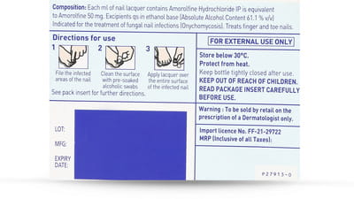 Loceryl 5% Nail Lacquer 2.5ml