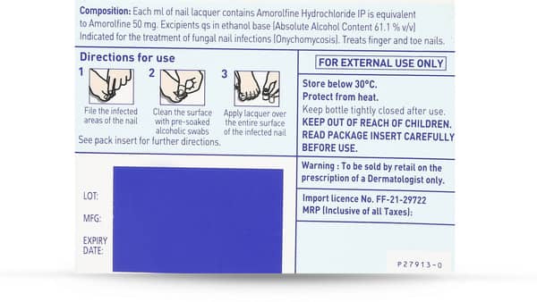 Loceryl 5% Nail Lacquer 2.5ml