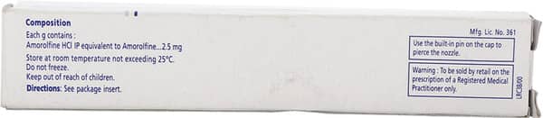 Loceryl 0.25% Tube Of 10gm Cream