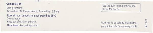 Loceryl 0.25% Tube Of 10gm Cream