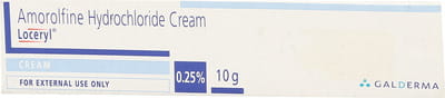 Loceryl 0.25% Tube Of 10gm Cream