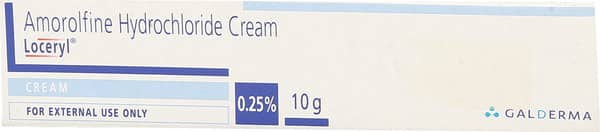 Loceryl 0.25% Tube Of 10gm Cream