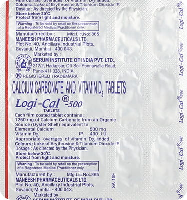 Logical 500mg Strip Of 15 Tablets
