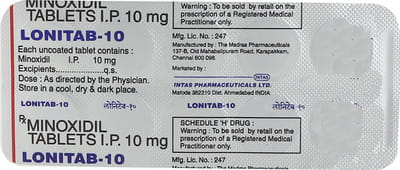 Lonitab 10mg Strip Of 10 Tablets