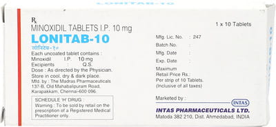 Lonitab 10mg Strip Of 10 Tablets