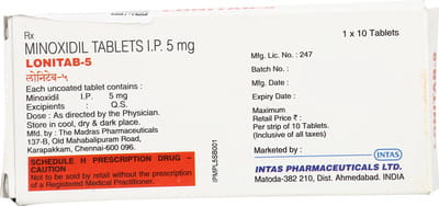 Lonitab 5mg Strip Of 10 Tablets