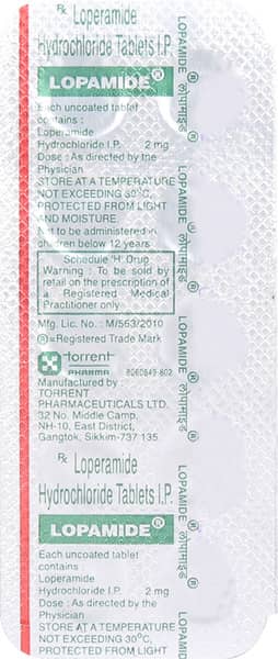 Lopamide 2Mg Strip Of 10 Tablets