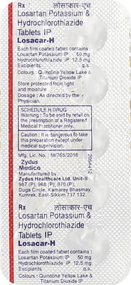 Losacar H Strip Of 10 Tablets