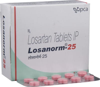Losanorm 25mg Strip Of 10 Tablets