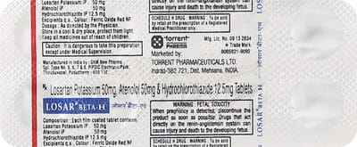 Losar Beta H Strip Of 10 Tablets