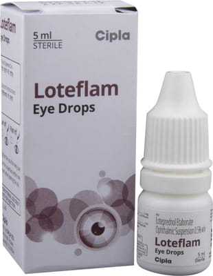 Loteflam Bottle Of 5ml Eye Drops
