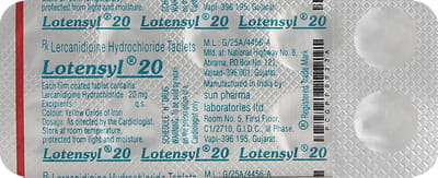 Lotensyl 20mg Strip Of 10 Tablets
