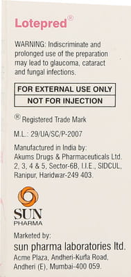 Lotepred 0.5% Bottle Of 5ml Eye Drops