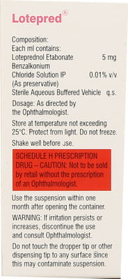 Lotepred 0.5% Bottle Of 5ml Eye Drops