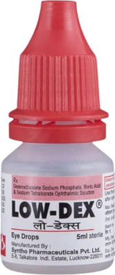 Low Dex Bottle Of 5ml Eye Drops
